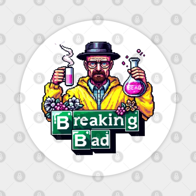 Breaking Bad Pixel Art Cooking Magnet by DarkWave